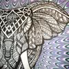 Traditional Jaipur Queen Elephant Tapestry, Bohemian Bedding Queen, Indian Wall Hanging, Hippie Dorm Room Decorations, Boho Picnic Throw, Gypsy Beach Blanket view 2