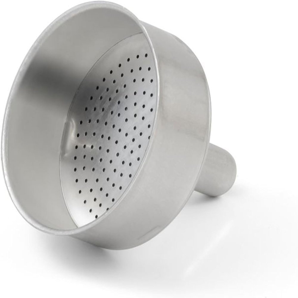 Bialetti 0800108 800108 Filter Funnel-Moka/DAMA (18 Cup), Stainless Steel, 1 Liter