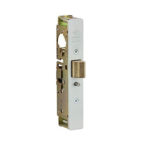 Adams Rite 4900-45-102-313 Heavy Duty Deadlatch with 1-1/2" Backset and Flat Faceplate. LH or RHR with a 2-5/8" Strike. 313 Dark Bronze Anodized Finish.