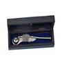 Hampton Nautical K-236-CH Chrome Boatswain (Bosun) Whistle 5 Inch with Black Rosewood Box- Nautical Whistle- Chrome Boatswain Whistle view 1