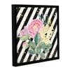 Jennifer Pugh ''BW Floral II'' Removable Wall Art Mural, 14X14 view 1