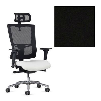Office Master Affirm Collection AF529 Ergonomic Executive High Back Chair - JR-69 Armrests - Black Mesh Back - Grade 1 Fabric - Celestial Oberon Black 1200 Plus Ergonomics eBook