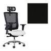 Office Master Affirm Collection AF529 Ergonomic Executive High Back Chair - JR-69 Armrests - Black Mesh Back - Grade 1 Fabric - Celestial Oberon Black 1200 Plus Ergonomics eBook view 1