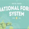 Best Maps Ever US National Forest System 24x36 Poster (Green & Aqua) view 4