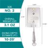 Clarkspoon Fishing Planer - Multiple Sizes - Braced Design Size 2-10-20' view 3