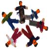 Terrapin Trading 6 Handmade Fairtrade Guatemalan Worry Dolls Mayan Tribal Shaman Witch Magic Good view 1