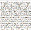 Ambesonne Retro Shower Curtain, Cartoon Village of Domestic Animals Goat Goose Sheep Funny Patterns, Cloth Fabric Bathroom Decor Set with Hooks, 69" W x 84" L, Yellow Beige view 2
