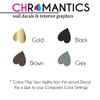 Chromantics Flying Bats Decal Set - Kiss Cut Halloween Bat Decal (Grey) view 2