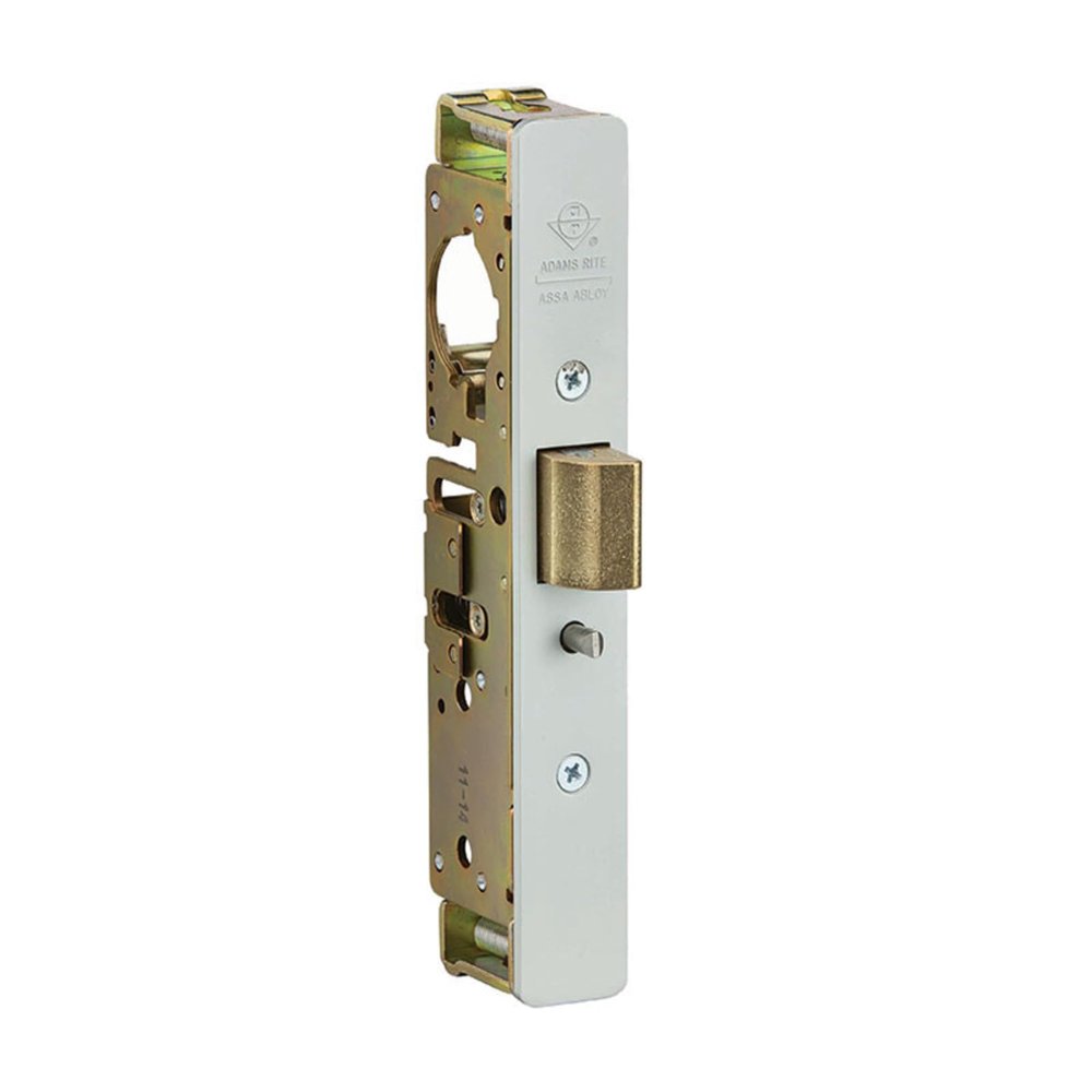 Adams Rite 4900-46-102-313 Heavy Duty Deadlatch with 1-1/2" Backset and Flat Faceplate. RH or LHR with a 2-5/8" Strike. 313 Dark Bronze Anodized Finish.