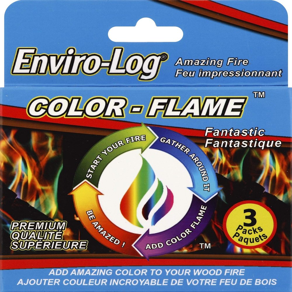ENVIRO LOG Color Flame 3PK Single, 3.25 OZ