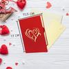 Lin - Pop-up cards, wedding cards, wedding invitations, 3D cards, greeting cards, wedding, wedding congratulations, heart in hearts. view 2