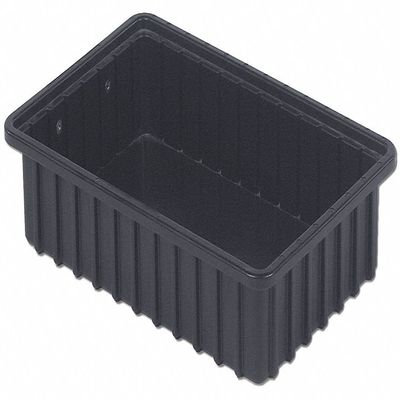 Esd Divider Box, 16-1/2X11X3-1/2 In, Black