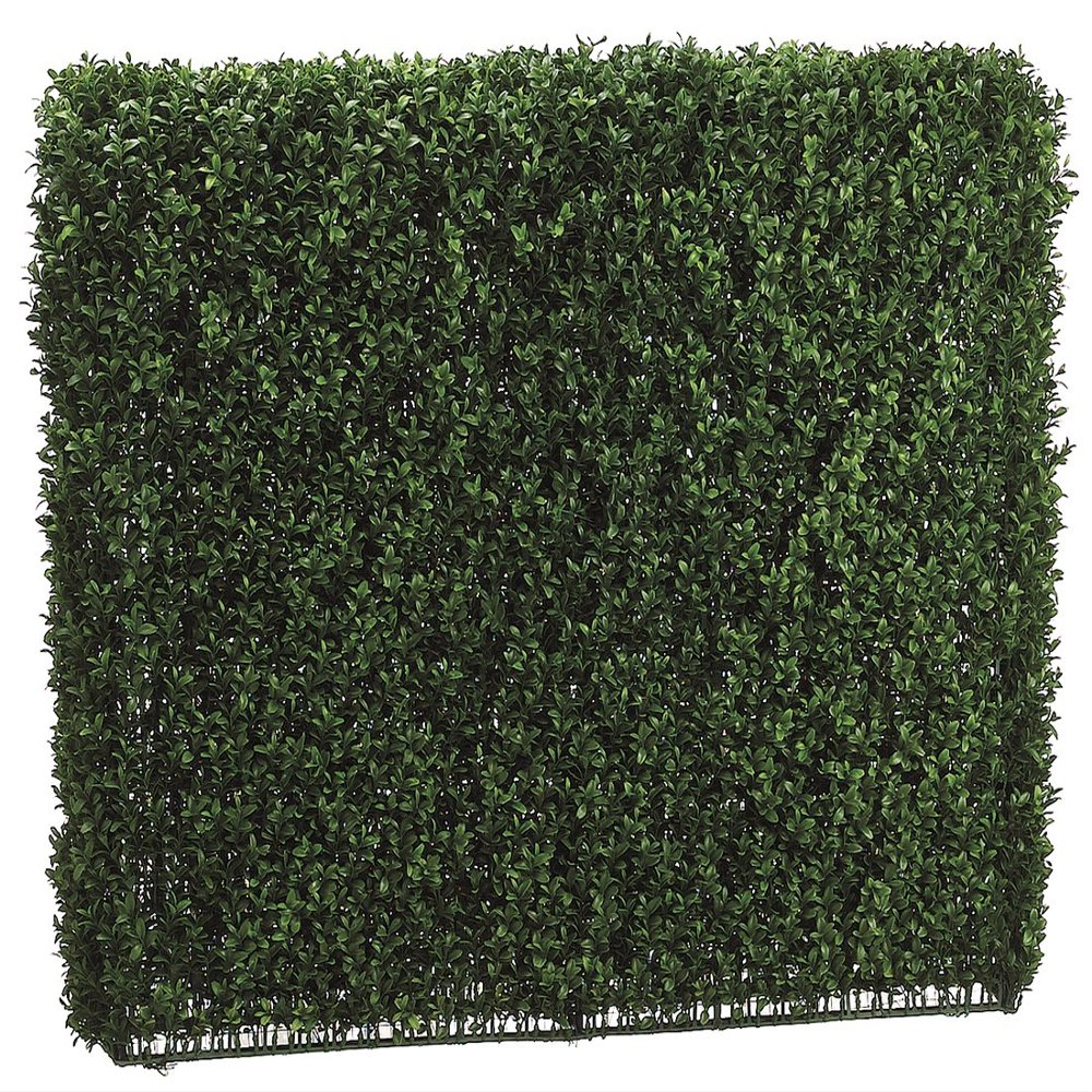Allstate Floral 33 Inch Tall Boxwood Hedge Two Tone Green