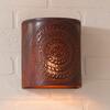 Irvins Country Tinware Chisel Sconce Light in Rustic Tin view 2