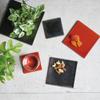 KINTO CLK-161 29689 Pot Mat, Ceramic Mat, 7.1 x 7.1 inches (180 x 180 mm), Red view 2