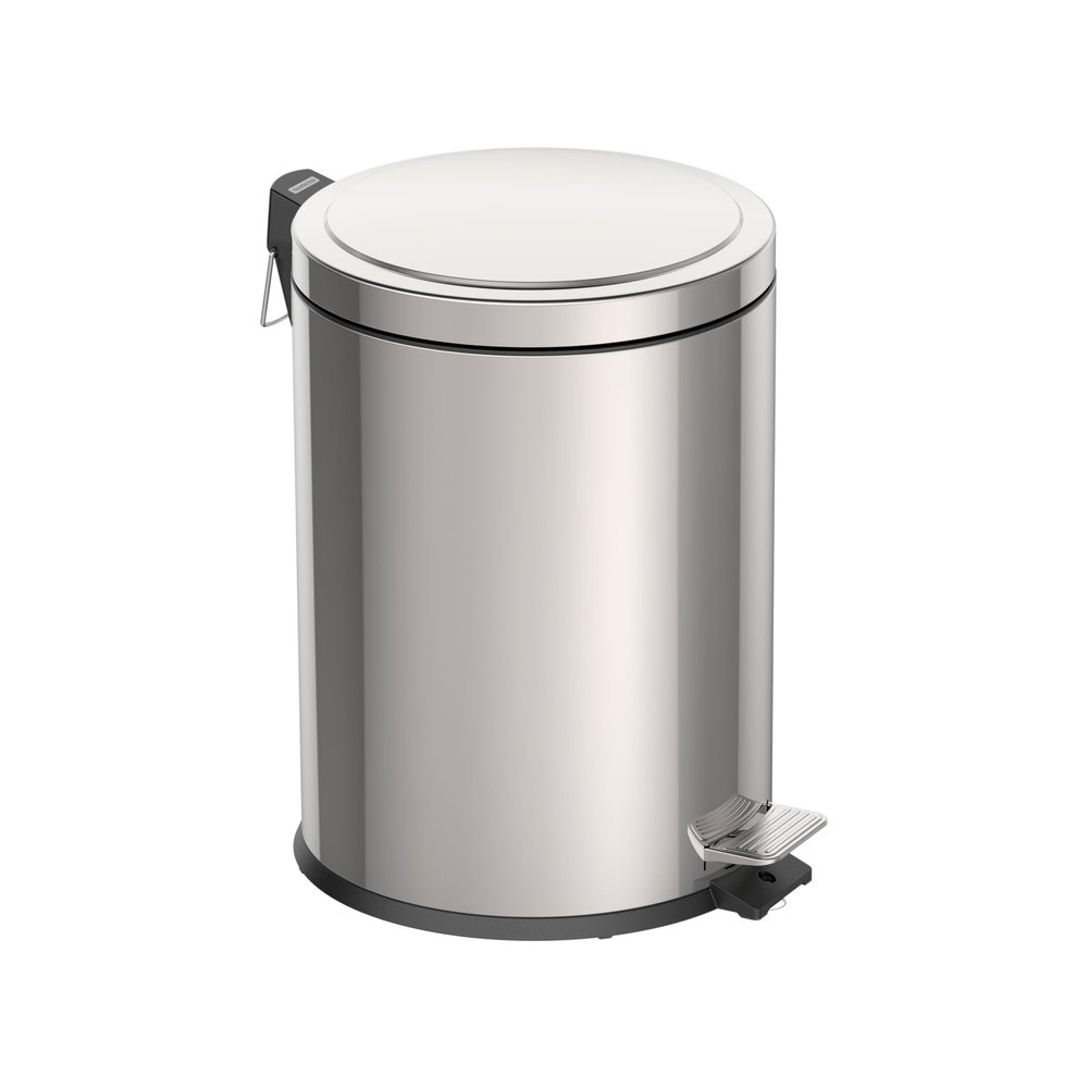 Tramontina 20L Pedal Bin  Stainless Steel Kitchen Waste Bin with Lid, Removable Inner Bucket, 29.5 cm Diameter x 46 cm Height, 94538120