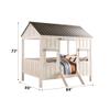 Acme Spring Cottage WWooden Frame Full Bed in Weathered White view 2