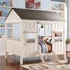 Acme Spring Cottage WWooden Frame Full Bed in Weathered White view 3