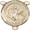 14K Gold Filled Our Lady of Mercy Rosary Centerpiece Medal, 3/4 Inch view 1