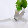 ALART Musubi Flower Base/Flower Vase/Single Wheel Holder, Silver view 3
