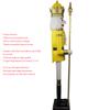 ECOM-CDL 5 feet Life Size Wooden Nutcracker Figure Yellow King with a Scepter for Shop-Window Home Decor K26 view 3