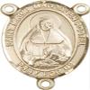 14K Gold Filled Marie Magdalen Postel Rosary Centerpiece Medal, 3/4 Inch view 1
