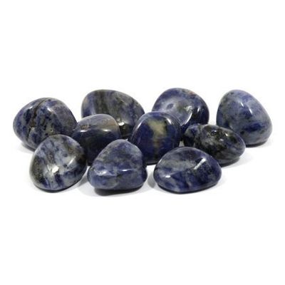 Sodalite Tumble Stone (20-25mm) - by CrystalAge