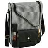Picnic at Ascot - Wine Carrier Deluxe with Glass Wine Glasses and Accessories for Two, Houndstooth view 3
