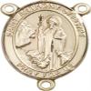 14K Gold Filled Saint Anthony of Egypt Rosary Centerpiece Medal, 3/4 Inch view 1