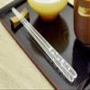 Aoba Clear Chopsticks, Dishwasher Safe, Polka White, 9.1 inches (23 cm) view 2
