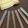Aoba Clear Chopsticks, Dishwasher Safe, Polka White, 9.1 inches (23 cm) view 4