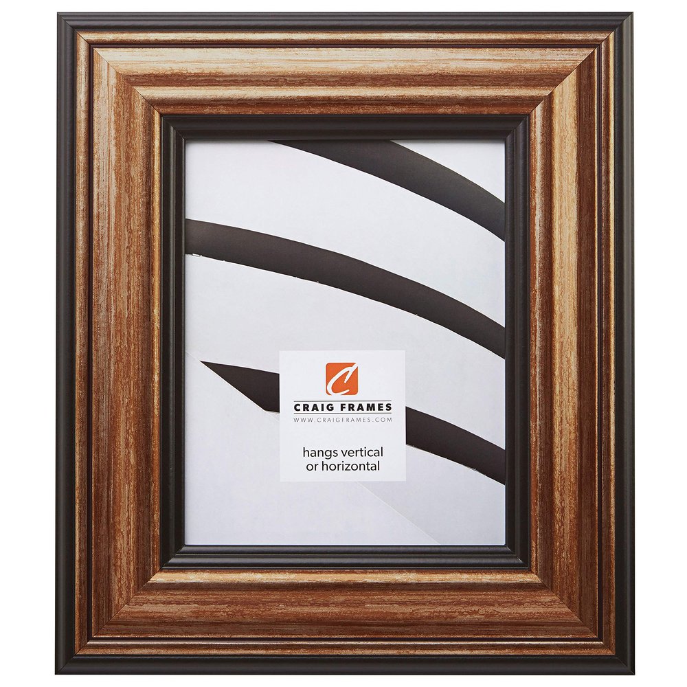 Craig Frames Sonora, Aged Copper and Black Picture Frame, 16 by 21-Inch