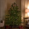 Real Touch Pre-Lit Full Oregon Noble Fir Artificial Christmas Tree - 6.5' - Warm White LED Lights view 3