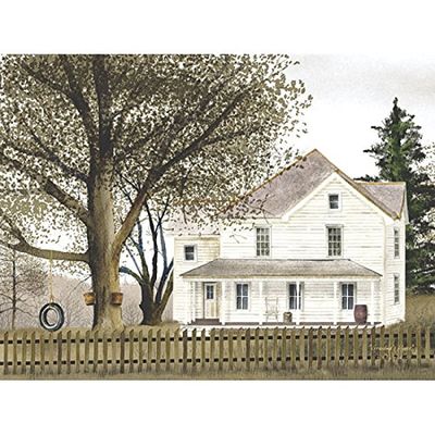 ArtExpert Grandma's House by Billy Jacobs - 32 x 24 Premium Gallery Stretched Canvas Ready to Hang
