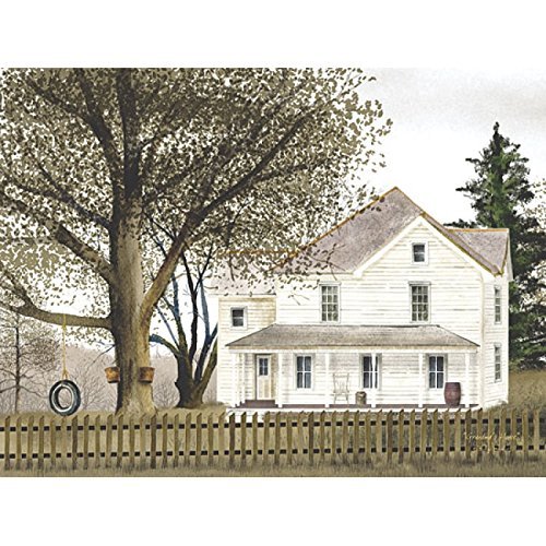 ArtExpert Grandma's House by Billy Jacobs - 32 x 24 Premium Gallery Stretched Canvas Ready to Hang