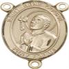 14K Gold Filled Saint Rene Goupil Rosary Centerpiece Medal, 3/4 Inch view 1