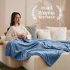 Bare Home Fleece Blanket - King Size - Ultra-Soft Lightweight for Bed, Sofa, and Couch - Luxury Microplush - Cozy Warm Blanket (King, Coronet Blue) view 2