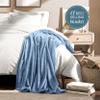 Bare Home Fleece Blanket - King Size - Ultra-Soft Lightweight for Bed, Sofa, and Couch - Luxury Microplush - Cozy Warm Blanket (King, Coronet Blue) view 3