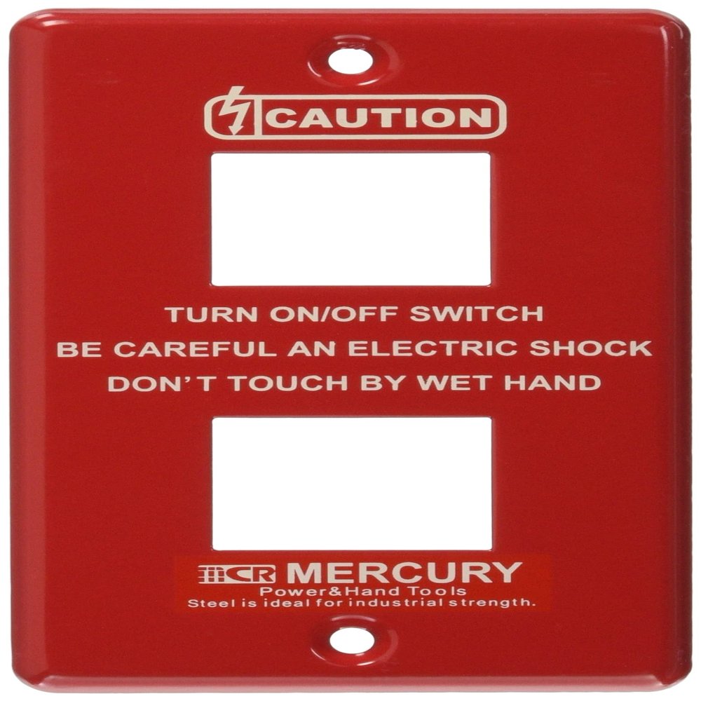 Keystone MESWPL2R Design Accessories, Red, Mercury Switch Plate, 2 Pieces