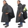 Galeton-12714-BK- Repel Rainwear XL Tall Poncho .22mm EVA (XL and Tall) Black, one size view 2