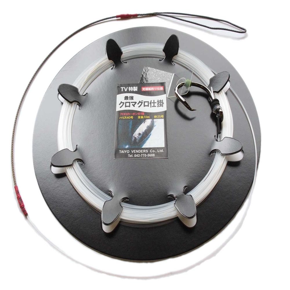 Taiyo Bendors Strongest Black Tuna Mechanism, Fluoro Specifications, Harris No. 35, Needle No. 22, Total Length 16.4 ft (5 m), Total Length 16.4 ft (5 m)