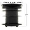 1-5/8" to 1-3/4" top OD x 1-1/2" ID Replacement Plastic Insert Seat Post Bushing #502A for Kitchen, Dinette Chair Swivels view 3