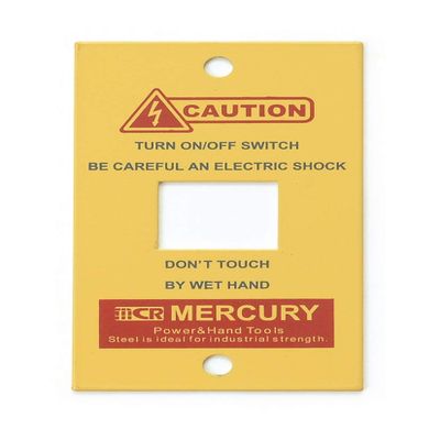 Keystone MESWPL1Y Design Accessories, Yellow, Mercury Switch Plate, 1 Piece