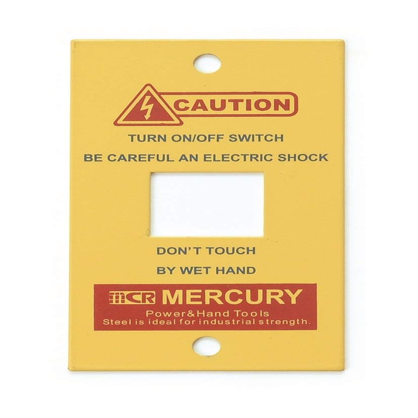 Keystone MESWPL1Y Design Accessories, Yellow, Mercury Switch Plate, 1 Piece