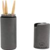 Valtcan Titanium Toothpick Holder & EDC Capsule Airtight Waterproof O-Ring Seal, Holds Toothpicks Matches Cash, 26g Keychain Canister, Grade 1 Ti, Dishwasher Safe, Gift Ready view 2