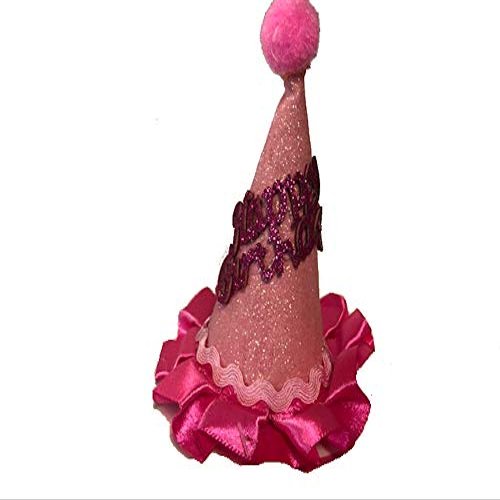 PartyClub of America Happy Birthday! Hat Hair Clip (Pink)