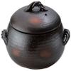 Set of 10, Rice Pot, Porridge Pot, Round Rice Pot, 7 Cups, 10.6 x 9.4 x 8.7 inches (27 x 24 x 22 cm), Body 5.5 inches (14 cm), Direct Fire, Restaurants, Ryokan, Japanese Tableware, Commercial Use, Tableware view 1