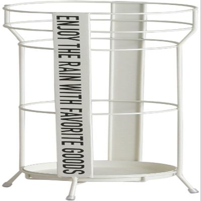 (Habiter) Abite ZI-501-IV Umbrella Stand, Antique Style, Moprak Umbrella Stand, Ivory