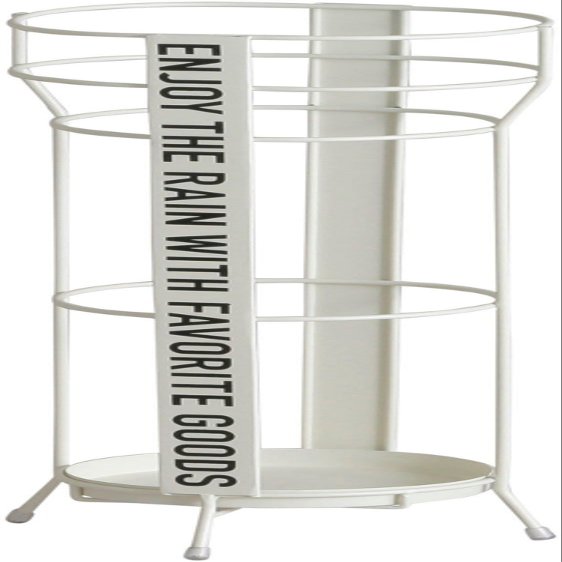 (Habiter) Abite ZI-501-IV Umbrella Stand, Antique Style, Moprak Umbrella Stand, Ivory