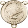 14K Gold Filled Holy Spirit Rosary Centerpiece Medal, 3/4 Inch view 1
